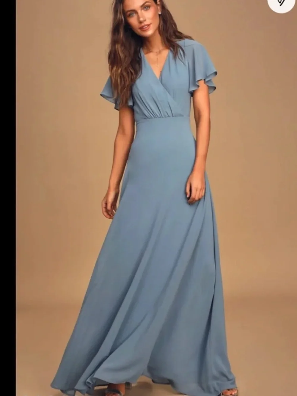 Lulu's Longing For You Lace Back Maxi Dress